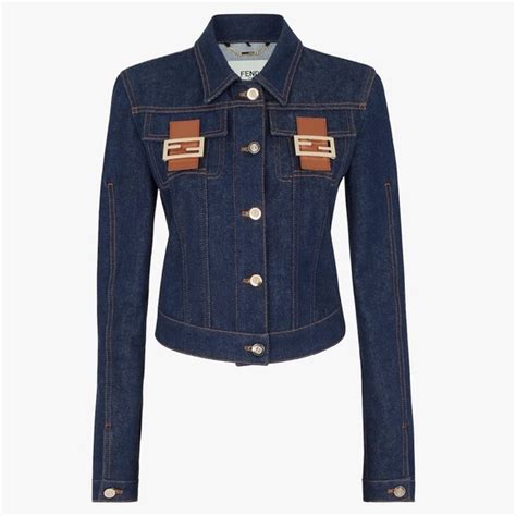 fendi sport jacket|fendi denim jacket women's.